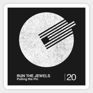 RTJ / Minimalist Graphic Artwork Fan Design Magnet